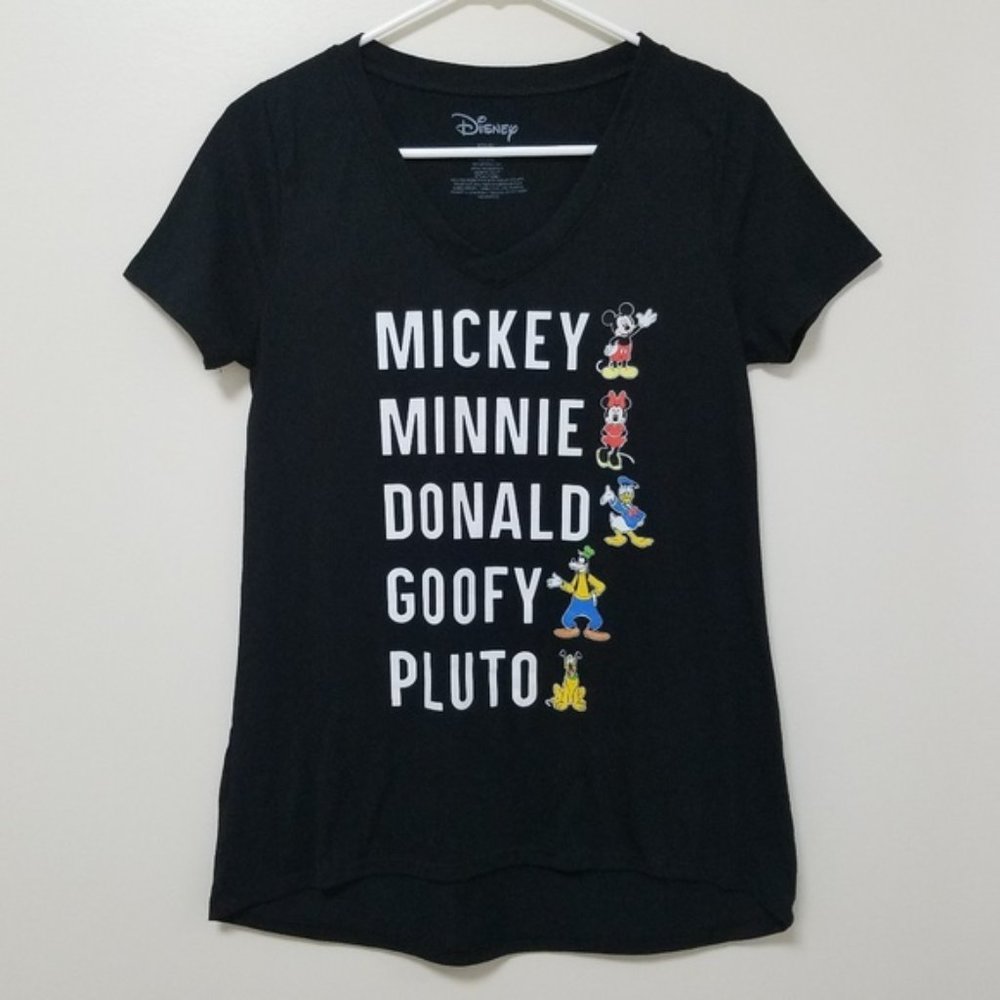 Disney | Mickey Minnie V-Neck Graphic Tee S